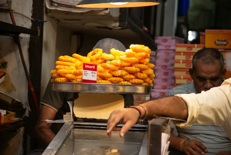 Hot jilebi every evening